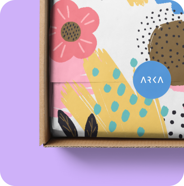 Top-Notch Custom Tissue Paper | Arka - custom logo tissue paper - image 2 of 4