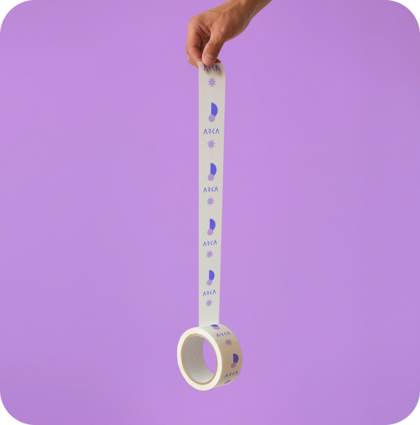 Premium Custom Packing Tape | Arka - custom shipping tape - image 3 of 4