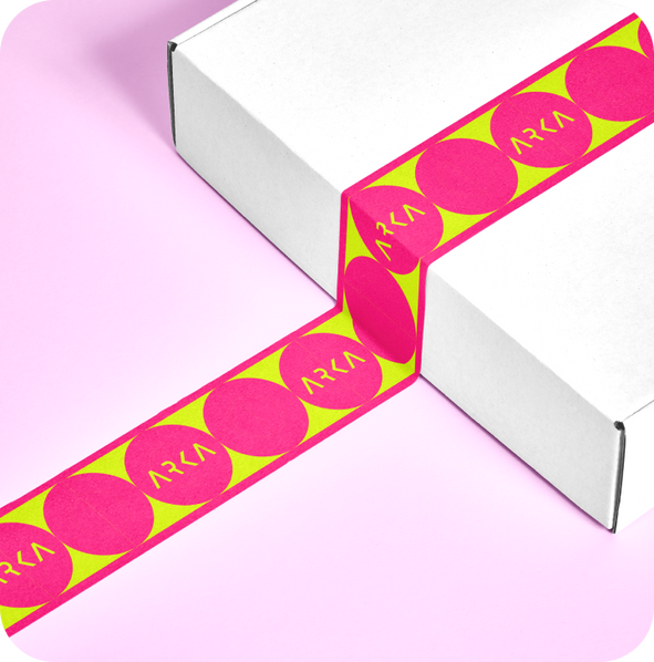 Premium Custom Packing Tape | Arka - custom printed packaging tape - image 2 of 4