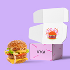 Thumbnail 3 of 5 - Premium-Quality Custom Burger Boxes | Arka - Arka's custom burger boxes