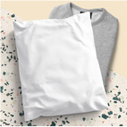 Thumbnail 5 of 5 - Premium-Quality Custom Poly Mailers | Arka - white custom poly mailer