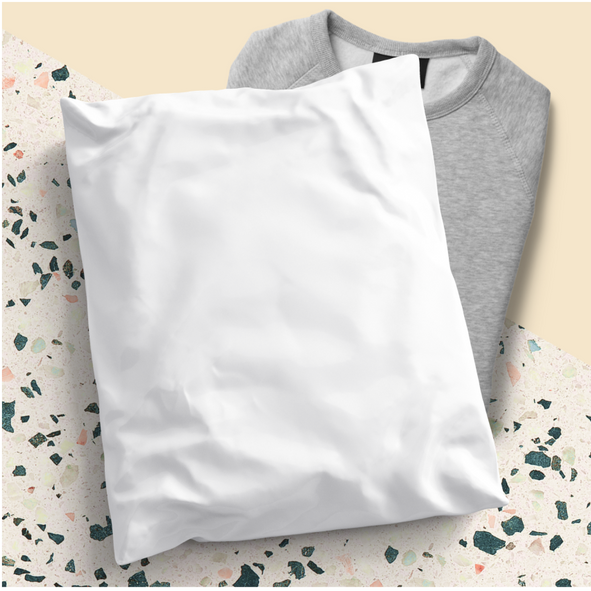 Premium-Quality Custom Poly Mailers | Arka - white custom poly mailer - image 5 of 5