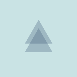 triangles icons blue background