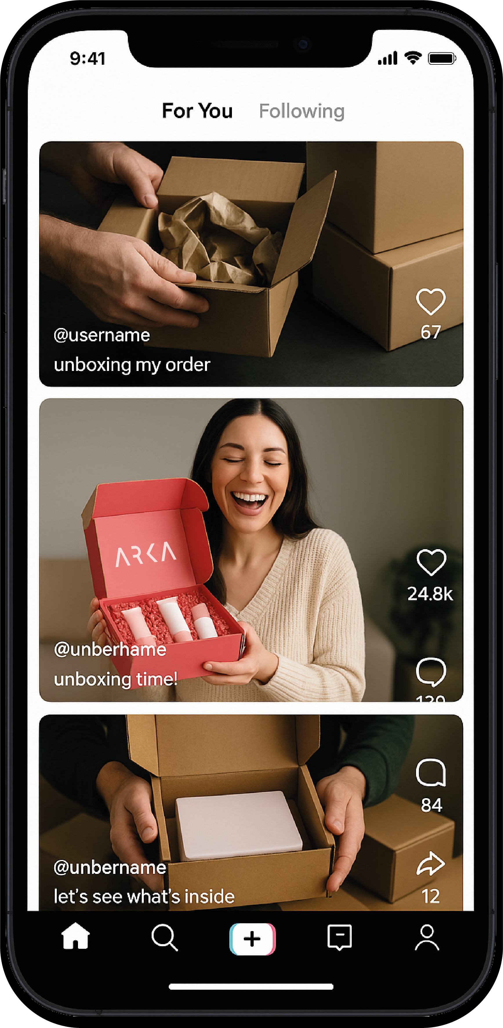 Arka unboxing experiences