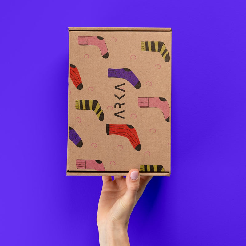 custom socks box