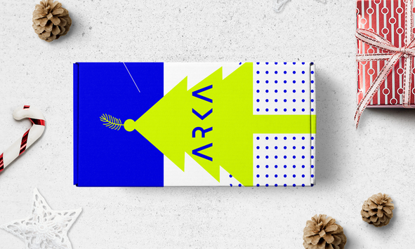 Premium-Quality Custom Christmas Boxes | Arka - custom kraft Christmas boxes with seasonal prints
 - image 10 of 15