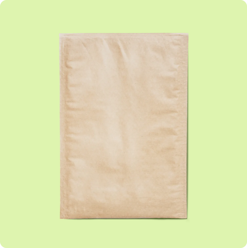 100% recycled honeycomb mailers