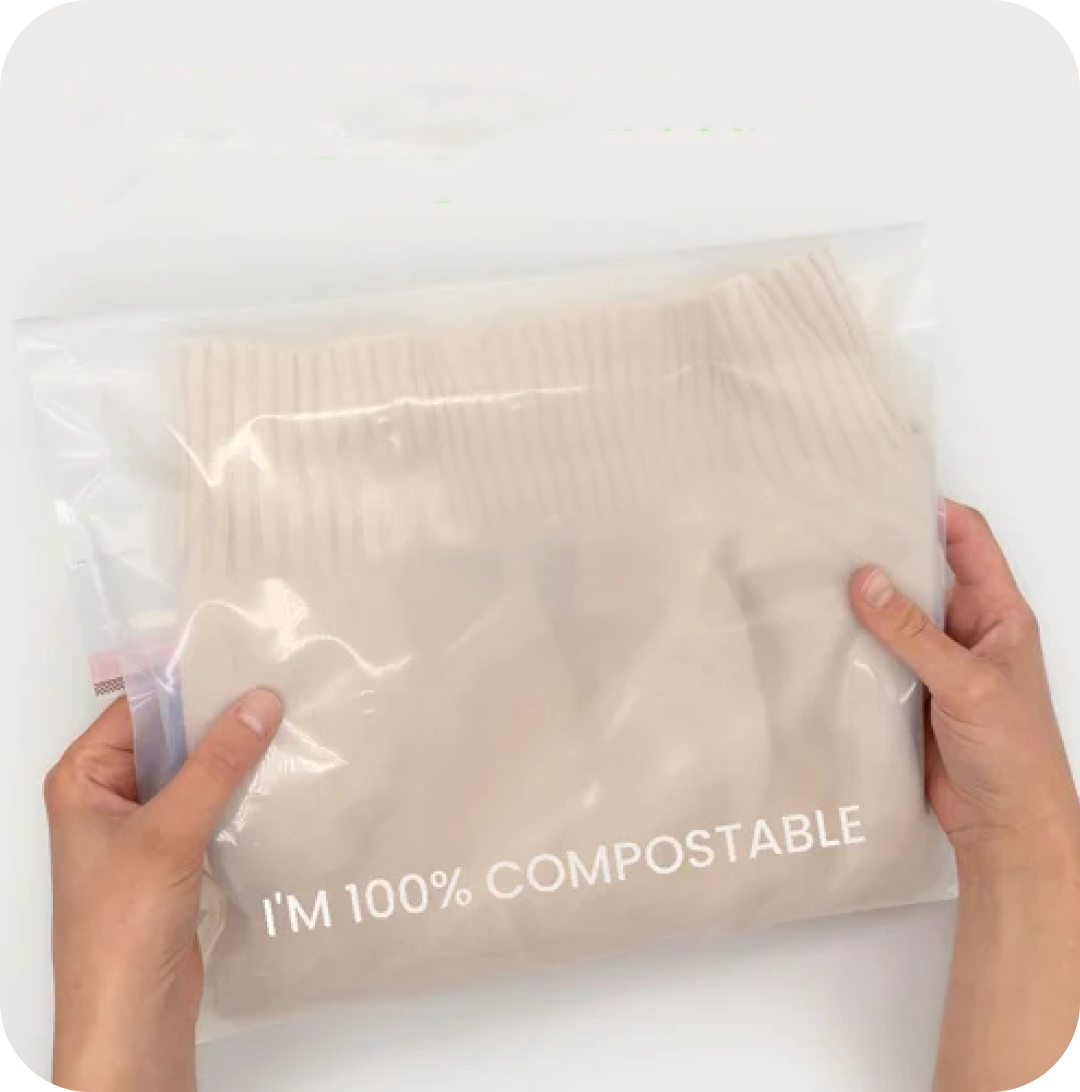 Premium 100 Compostable Garment Bags Arka