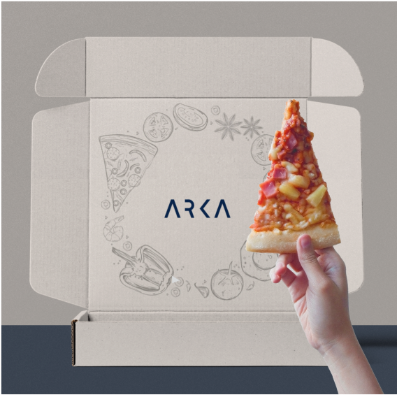 Mini Pizza Boxes Template Instant Download Printable Food 